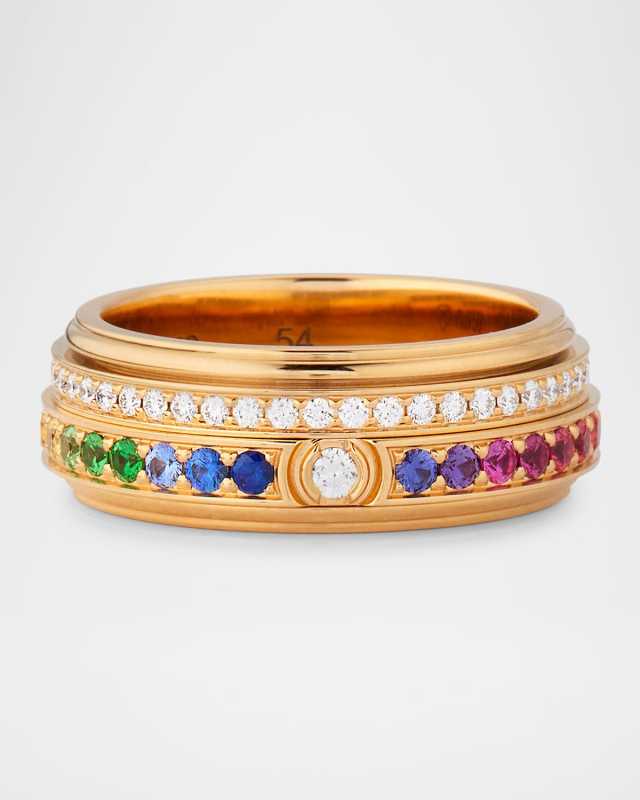 Possession 18K Rose Gold Multi Stone Ring